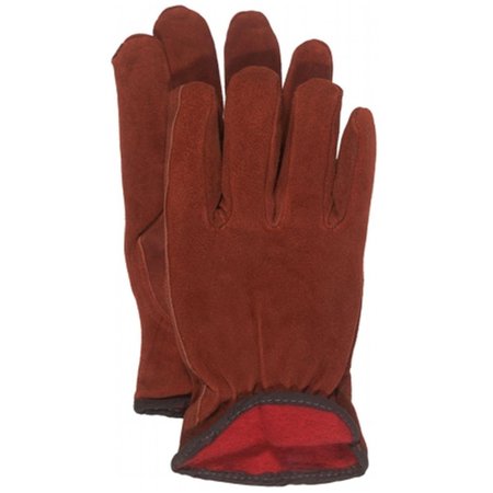 LUCAS JACKSON Jumbo Lined Split Leather Gloves LU333268